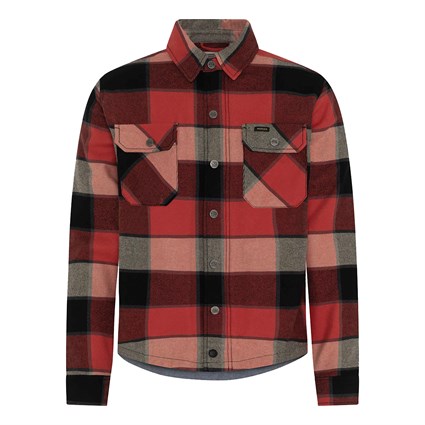 Rokker Boulder rider shirt in red check