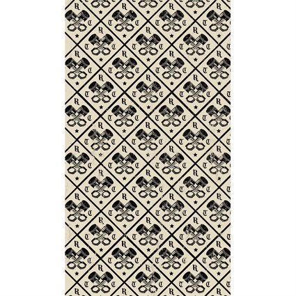 Rokker In Rust We Trust neck tube in black / white
