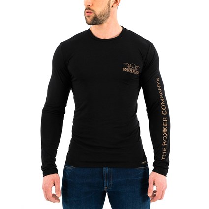 Rokker Performance TRC long sleeve T-shirt in black