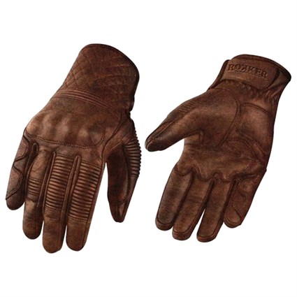 Rokker Tucson gloves in brown