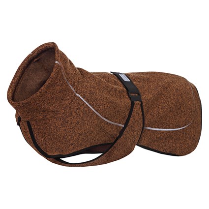 Rukka Comfy technical dog knit fleece in brown