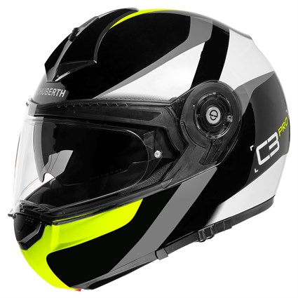 Schuberth C3 Pro Sestante helmet in yellow