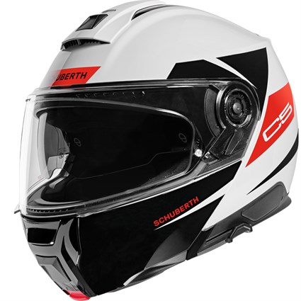 Schuberth C5 helmet in Eclipse red