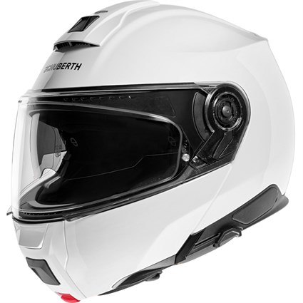 Schuberth C5 helmet in gloss white