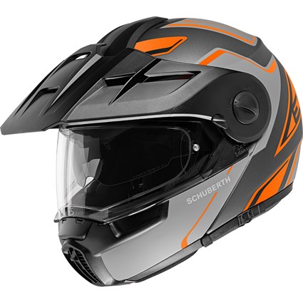 Schuberth E1 Endurance helmet in orange