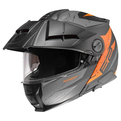 Schuberth E2 helmet in Explorer orange