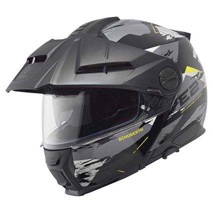 Schuberth E2 helmet in Trail yellow