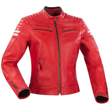 Segura Stripe ladies jacket AKA Funky jacket in red