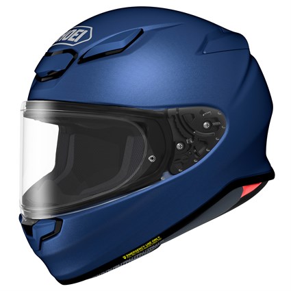 Shoei NXR2 helmet in metallic blue