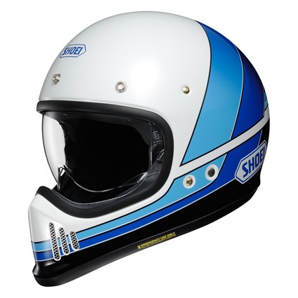 Shoei Ex-Zero Equation TC11 in white / blue