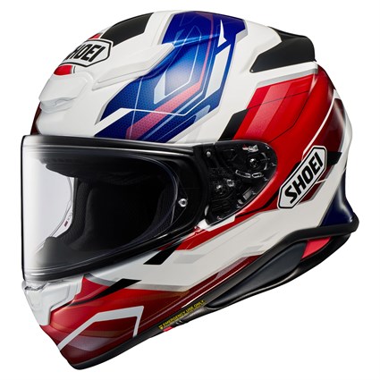 Shoei NXR2 Capriccio TC10 helmet in red / white / blue