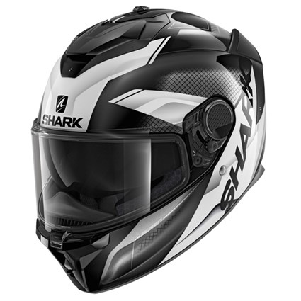 Shark Spartan GT Elgen KAW helmet in black/ white