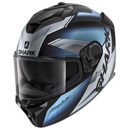 Shark Spartan GT Elgen MAT KSS helmet in blue/ black