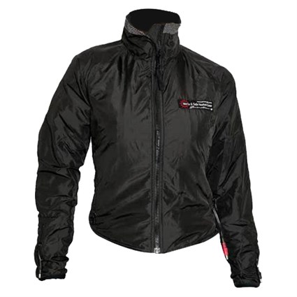  Warm & Safe ladies heated jacket liner in black