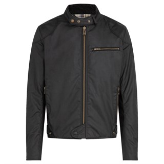Belstaff Ariel wax cotton jacket in black