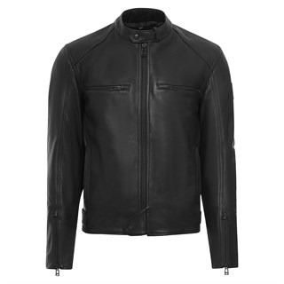 Belstaff Broughton leather jacket black