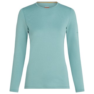 Icebreaker womens merino 260 Tech long sleeve crew base layer in black