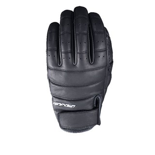 Five California leather gloves in black