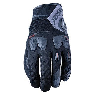 Five TFX3 Air Flow gloves in black / grey