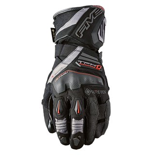Five TFX1 GTX gloves in black / grey
