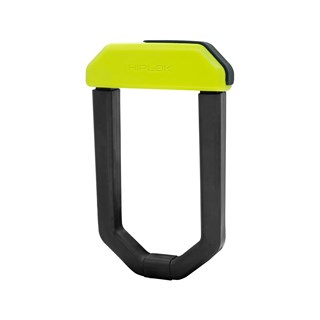 Hiplok DX1000 anti angle grinder bike lock yellow with FREE REMINDER CABLE