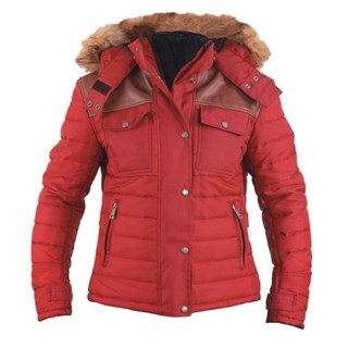 Helstons Stuff ladies jacket in red