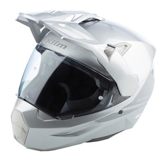 Klim X1 Alpha helmet in metallic high-rise monument grey