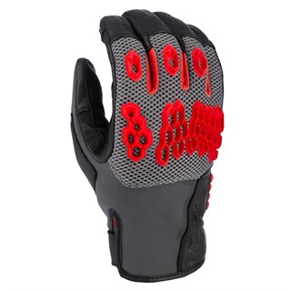 Klim Baja S4 gloves in black / fiery red