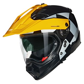 Nolan N70-2 X 06 Ruvido 341 helmet in yellow / black