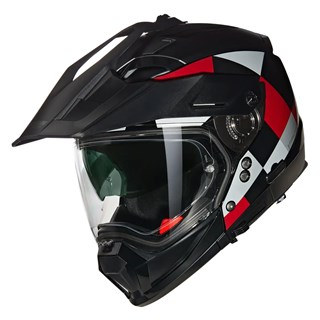Nolan N70-2 X 06 Ruvido 342 helmet in red / black