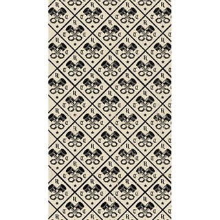 Rokker In Rust We Trust neck tube in black / white