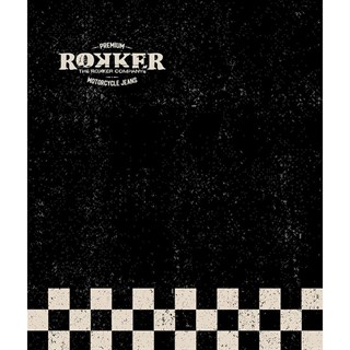 Rokker Check fleece neck warmer in black