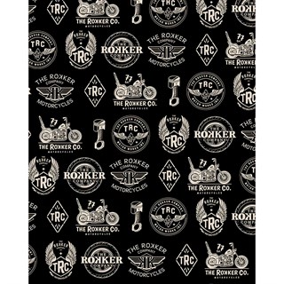 Rokker Logos fleece neck warmer in black