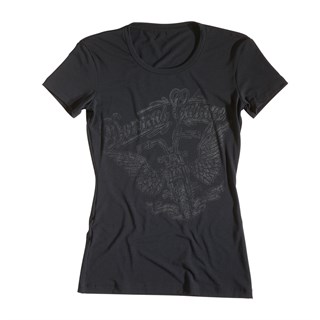 Rokker Performance ladies Donna's Garage T-shirt in black