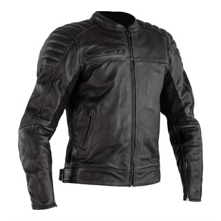 RST Fusion Airbag leather jacket in black