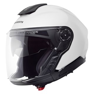 Schuberth J2 helmet in gloss white