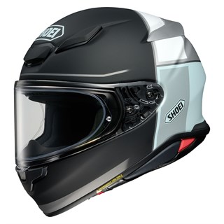 Shoei NXR2 Yonder TC2 helmet in matt black / grey / blue XS