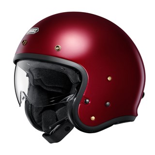 Shoei J.O2 helmet in garnet metallic
