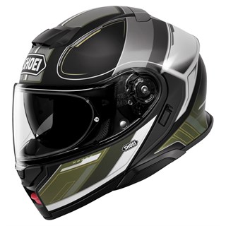 Shoei Neotec 3 Sharpen TC11 helmet in green