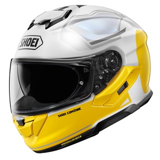Shoei GT Air 3 Mike TC3 helmet in white / yellow