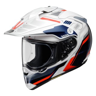 Shoei Hornet ADV 06 Invigorate TC10 helmet in red / white / blue