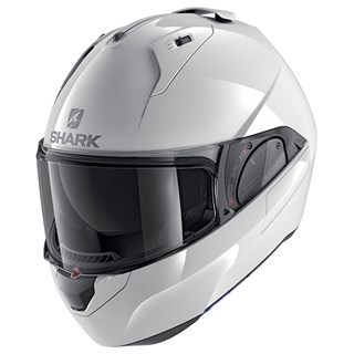 Shark Evo ES Mat WHU helmet in white