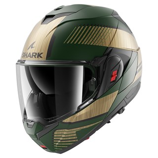 Shark OXO Sikter helmet GUQ matt green / gold M