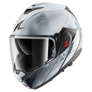 Shark OXO Speed-Tech SWK helmet in silver / white