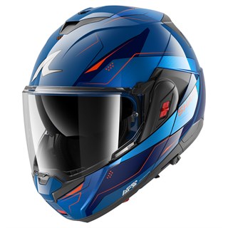 Shark OXO Mekarium BUO helmet in blue / orange