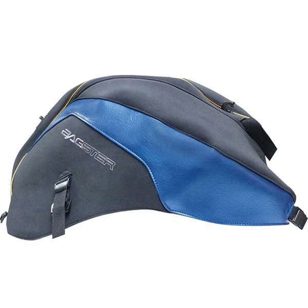 Bagster tank cover FZ8 FAZER matt black / sky blue / gold