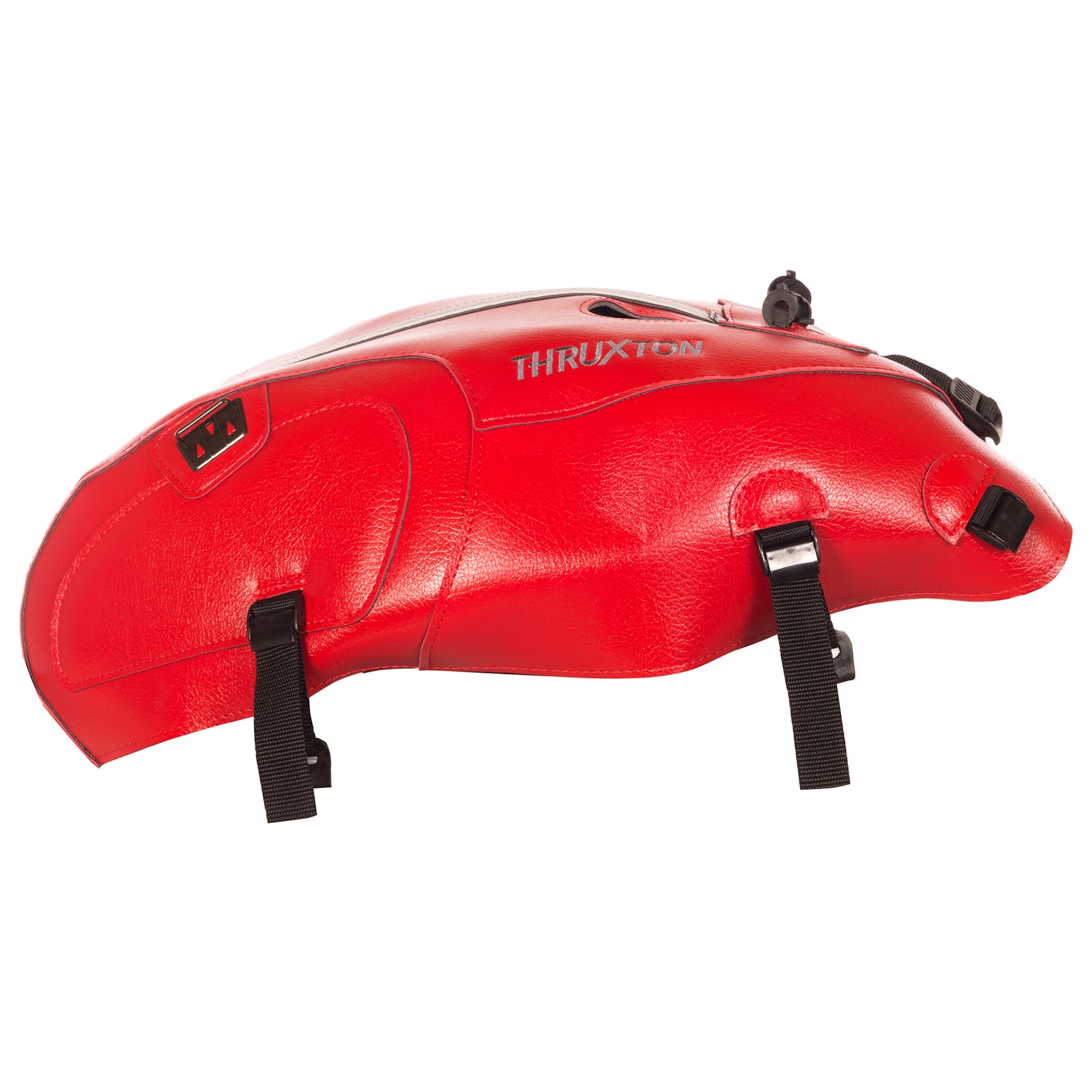 Bagster tank cover THRUXTON 1200 / 1200 R red / silver
