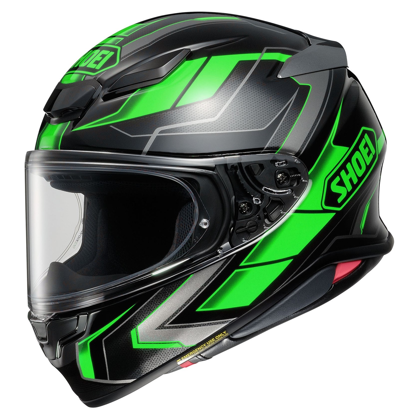 Shoei deals helmet green