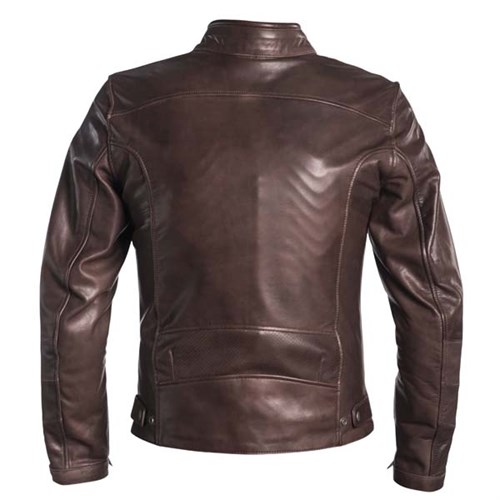 elstons River perforated leather motorcycle jacket