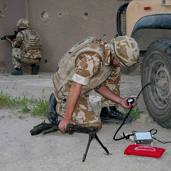 Military spec. tyre inflator